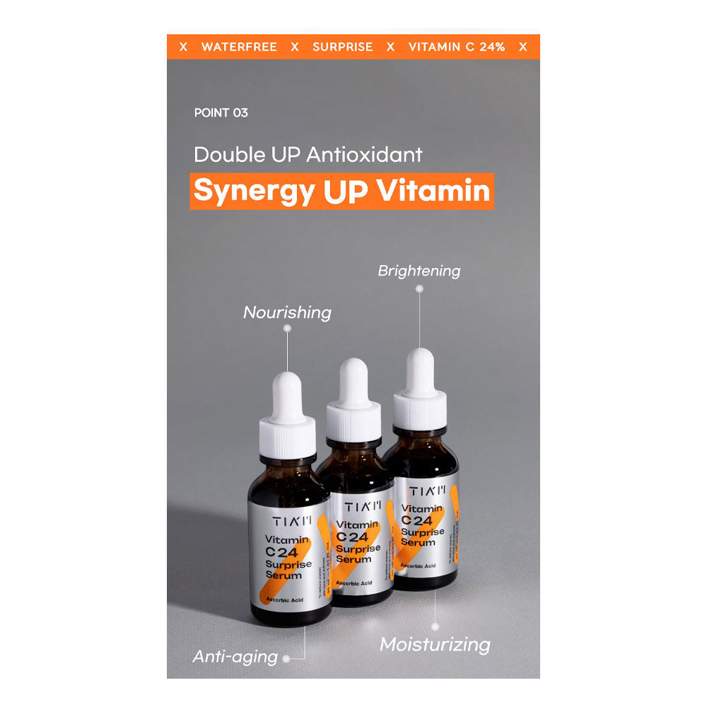 TIA'M Vitamin C 24 Surprise Serum - Peaches&Creme  Shop Korean Skincare Malta 