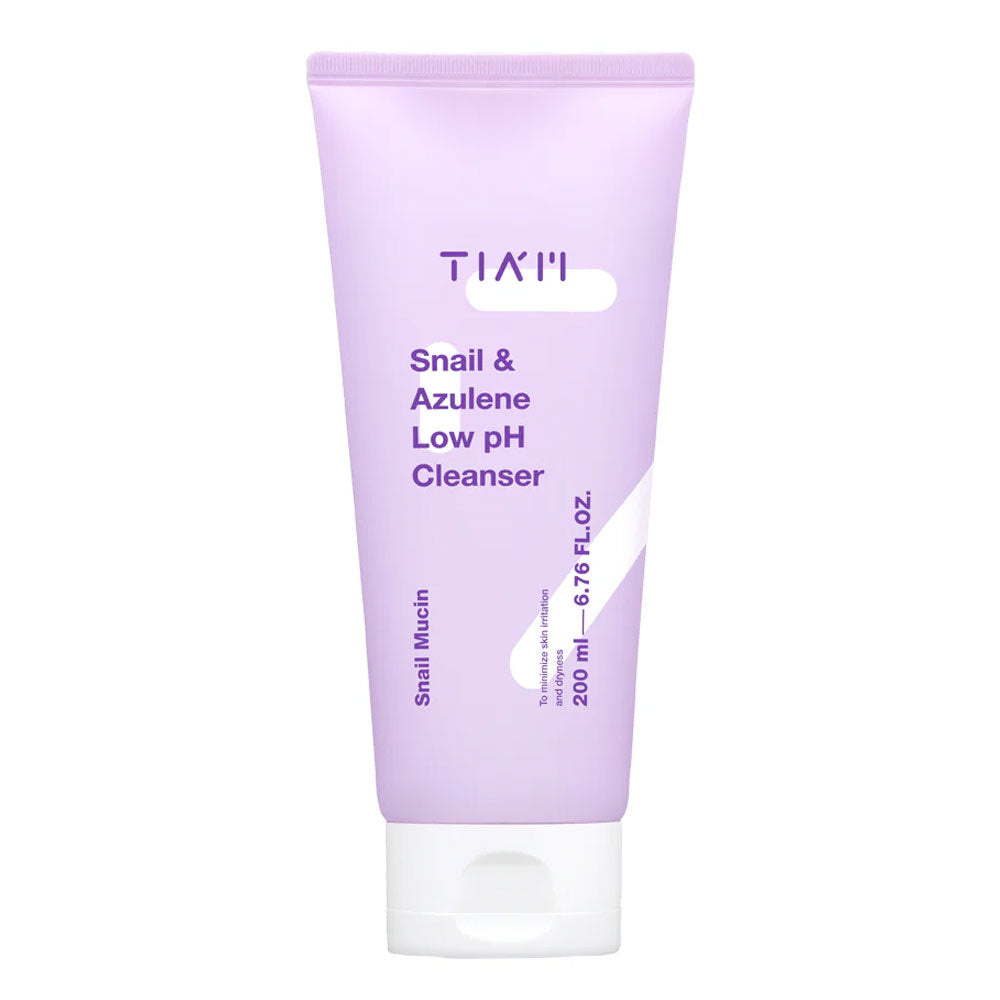 TIA'M Snail & Azulene Low pH Cleanser - Peaches&Creme Shop Korean Skincare Malta