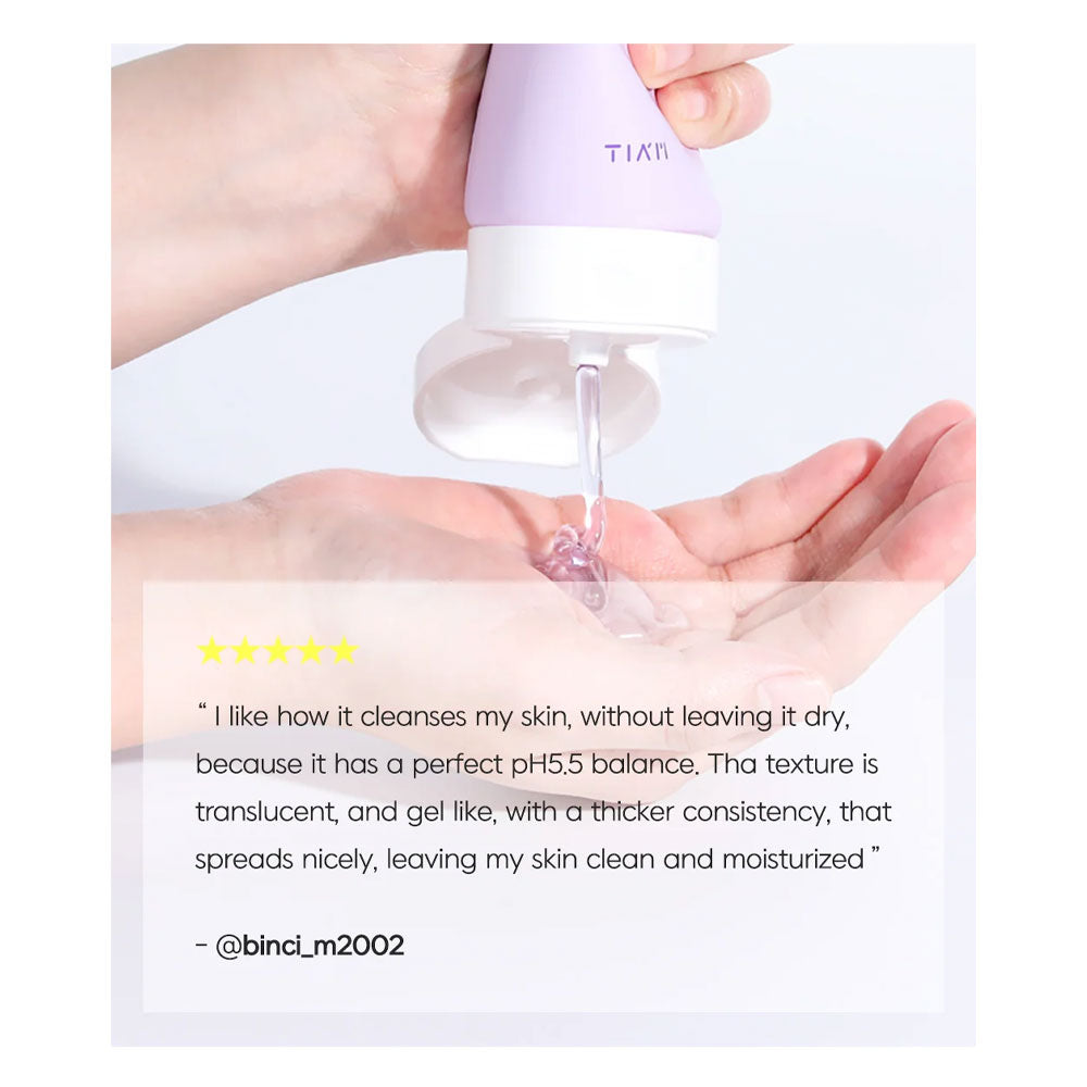 TIA'M Snail & Azulene Low pH Cleanser - Peaches&Creme Shop Korean Skincare Malta