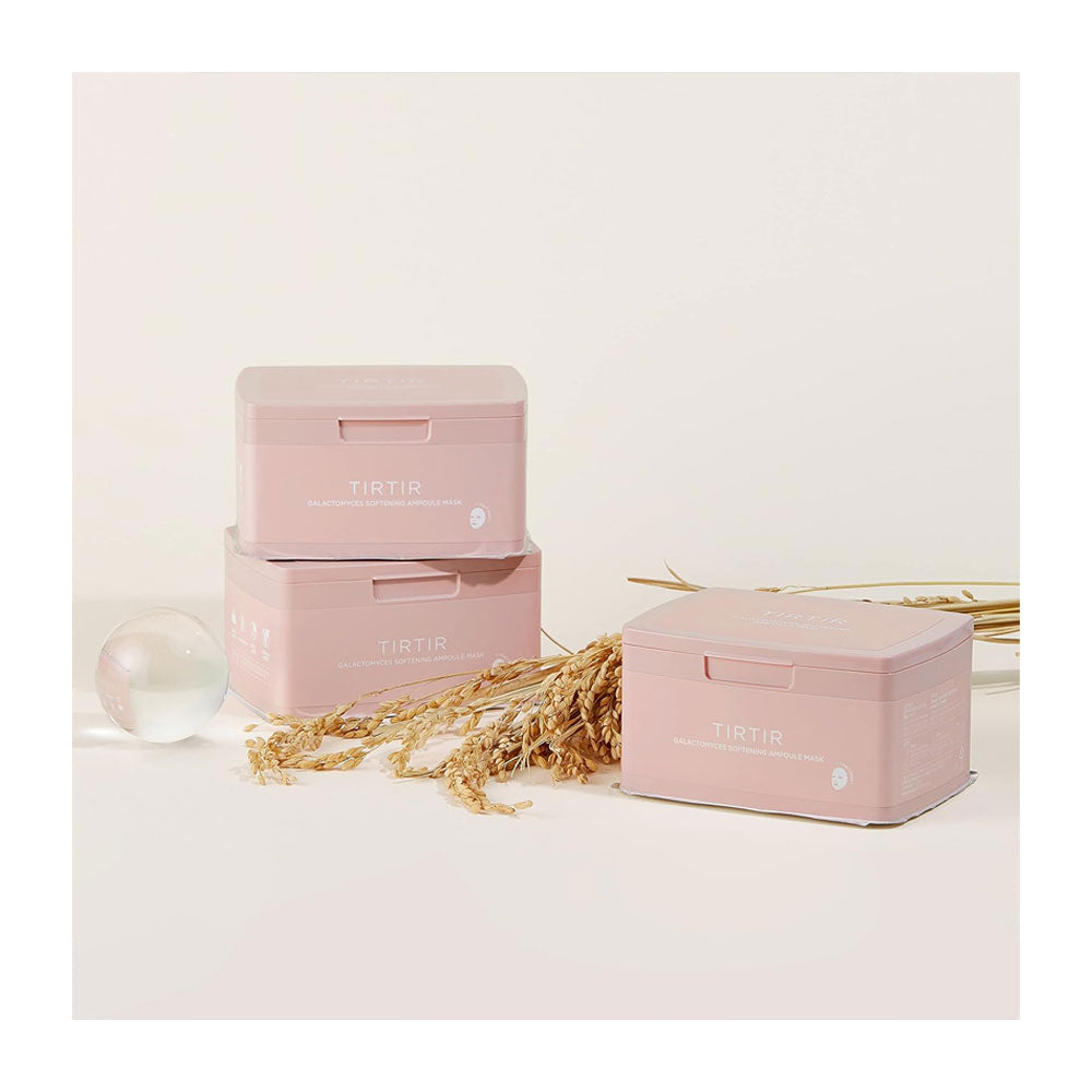 TIRTIR Galactomyces Softening Ampoule Mask - Peaches&Creme Shop Korean Skincare Malta