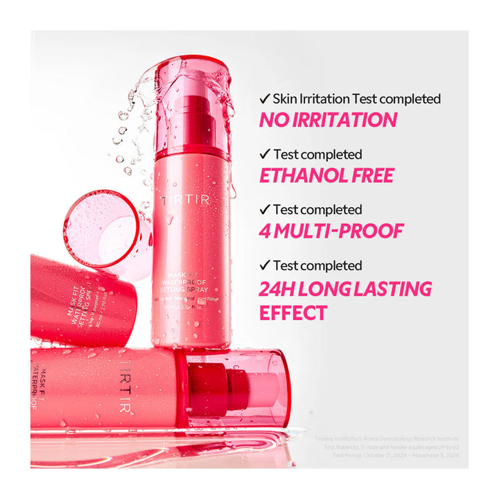 TIRTIR Mask Fit Waterproof Setting Spray - Peaches&Creme Shop Korean Skincare Malta