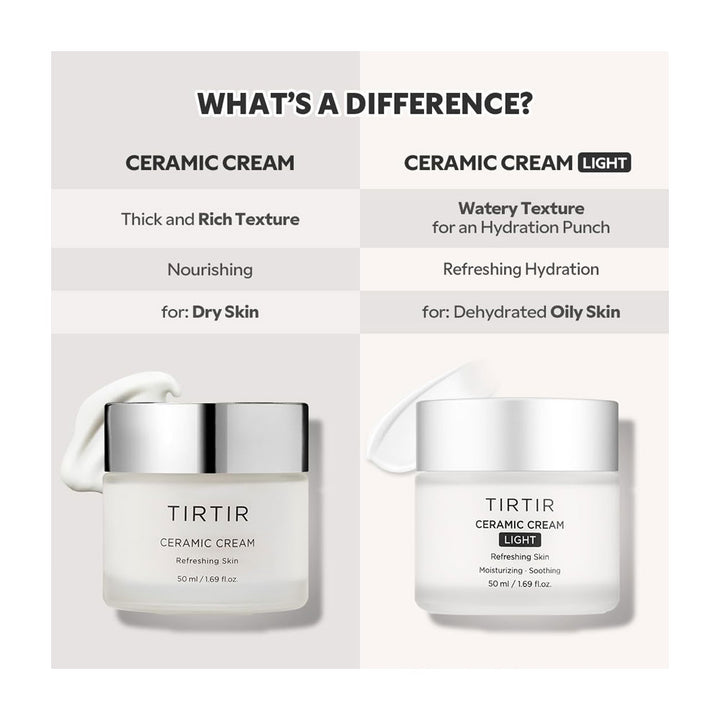TIRTIR Ceramic Cream LIGHT - Peaches&Creme Shop Korean Skincare Malta