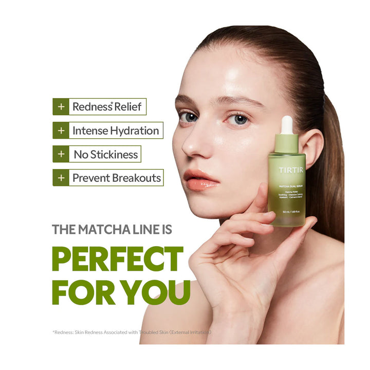 TIRTIR Matcha Dual Serum - Peaches&amp;Creme Shop Korean Skincare Malta