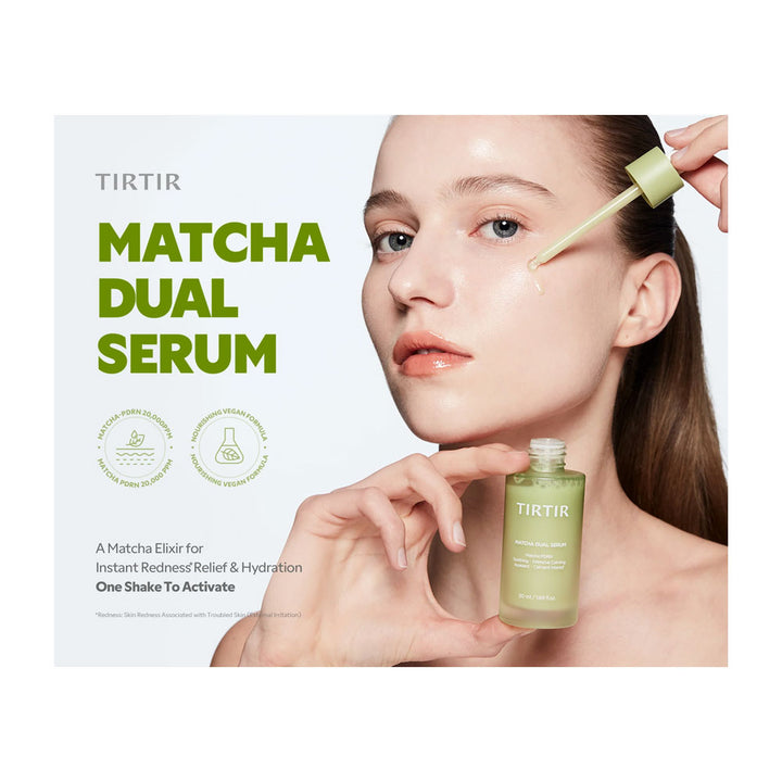 TIRTIR Matcha Dual Serum - Peaches&amp;Creme Shop Korean Skincare Malta