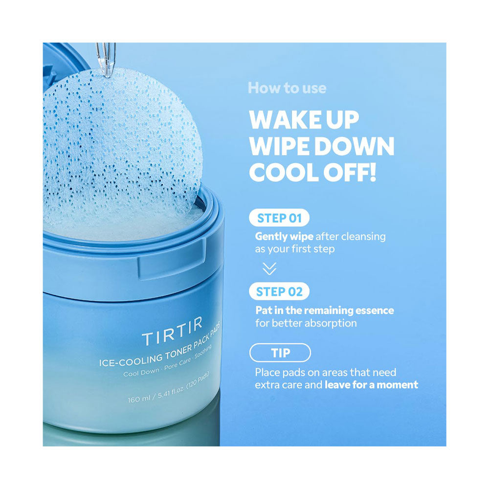 Ice-Cooling Toner Pack Pads