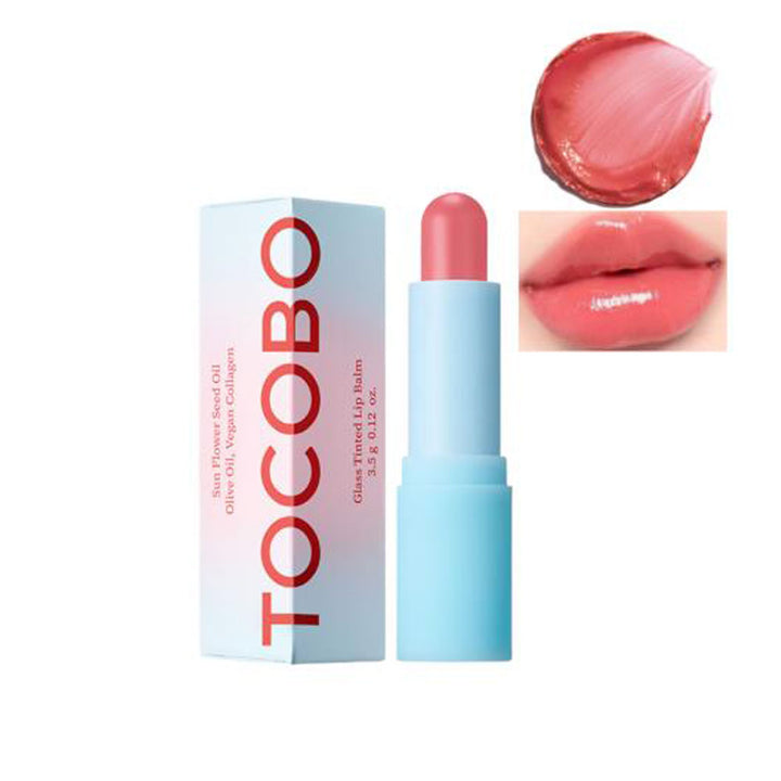 TOCOBO Glass Tinted Lip Balm - Peaches&Creme Shop Korean Skincare Malta