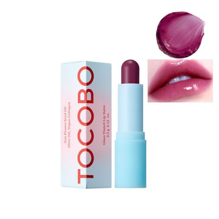 TOCOBO Glass Tinted Lip Balm - Peaches&Creme Shop Korean Skincare Malta