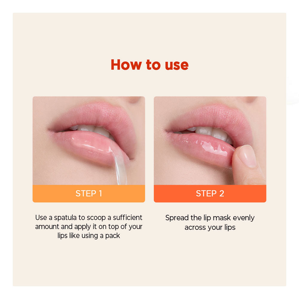 TOCOBO Vita Glazed Lip Mask - Peaches&Creme Shop Korean Skincare Malta