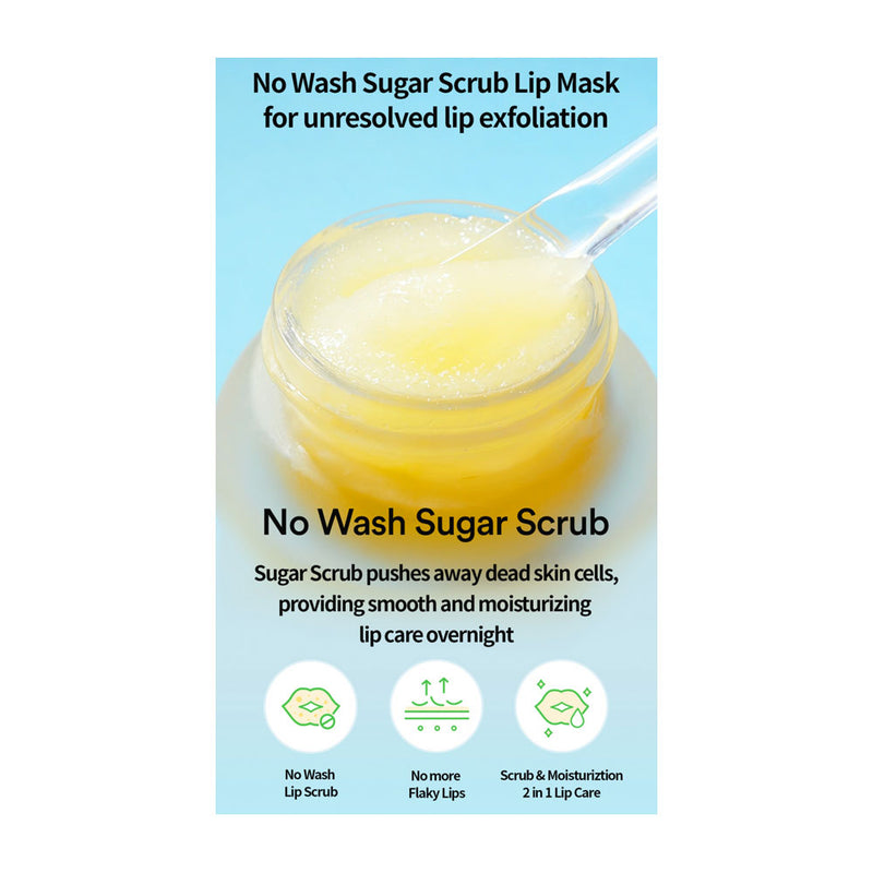 TOCOBO Lemon Sugar Scrub Lip Mask - Peaches&Creme Shop Korean Skincare Malta