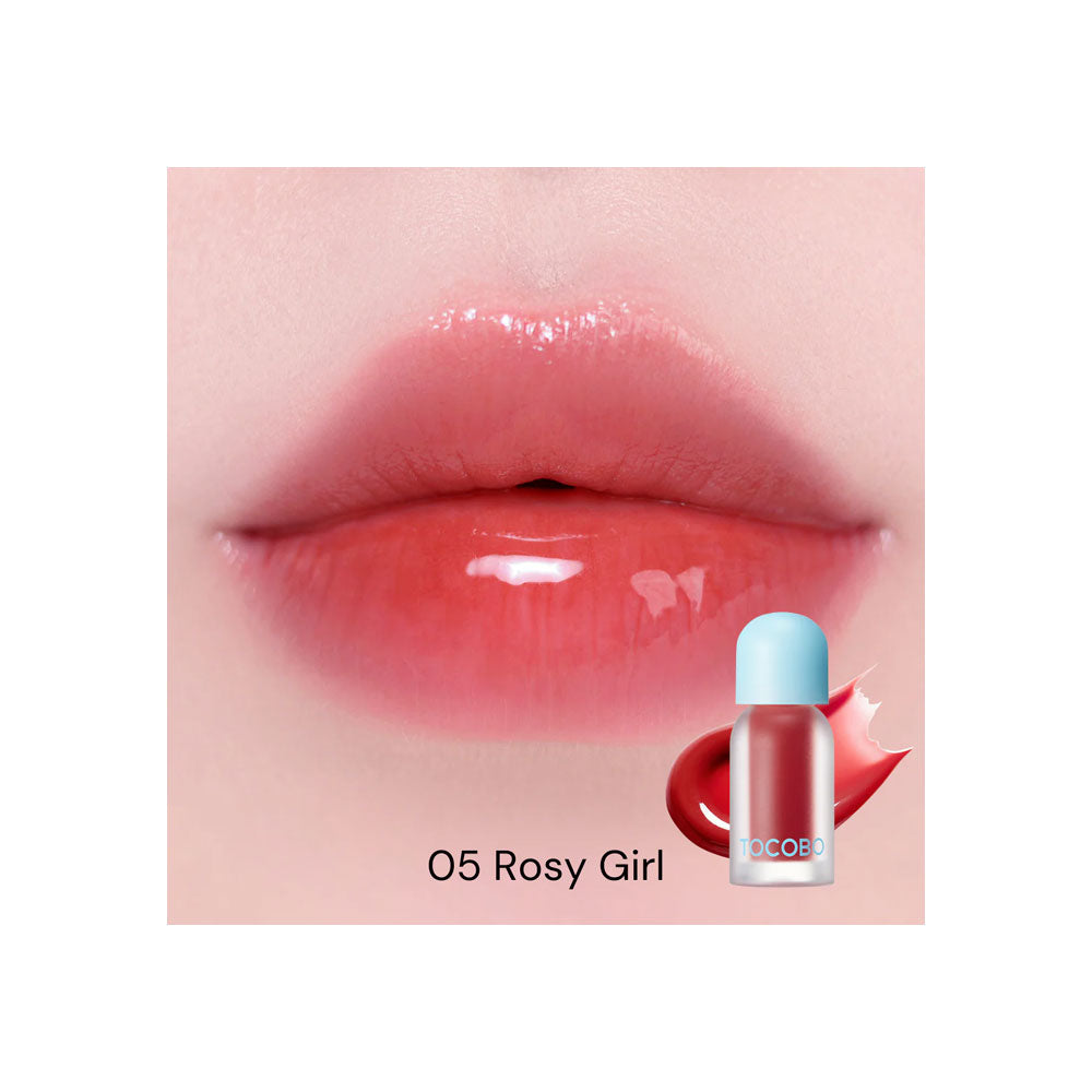 TOCOBO Juicy Berry Plumping Lip Oil Glam Max - Peaches&Creme Shop Korean Skincare Malta