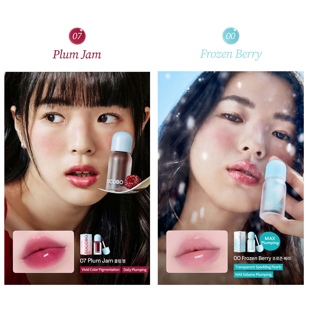 TOCOBO Juicy Berry Plumping Lip Oil Glam Max - Peaches&Creme Shop Korean Skincare Malta