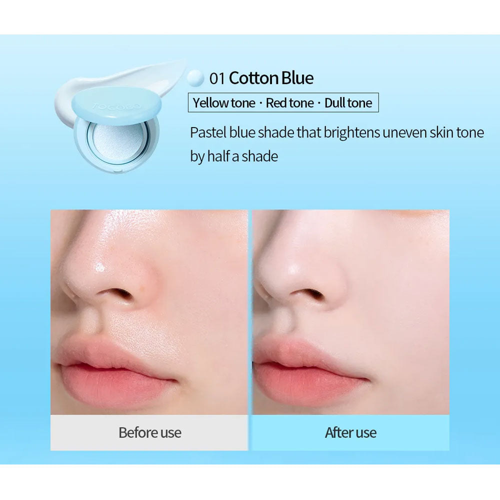 TOCOBO Blur Finish Sun Cushion - Peaches&Creme Shop Korean Skincare Malta