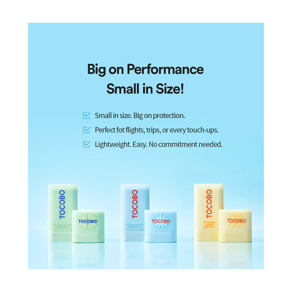 TOCOBO Mini Sun Stick - Peaches&Creme Shop Korean Skincare Malta