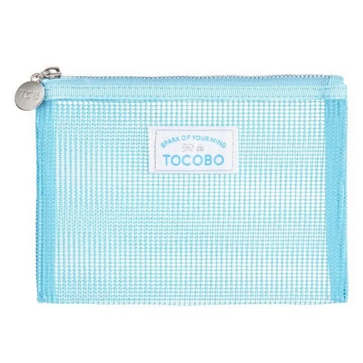 TOCOBO LIMITED EDITION Blue Net Mesh Pouch - Peaches&Creme Shop Korean Skincare Malta