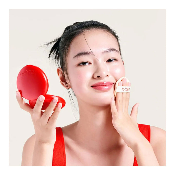 TOCOBO Apple Dewy Fit Cushion - Peaches&Creme Shop Korean Skincare Malta