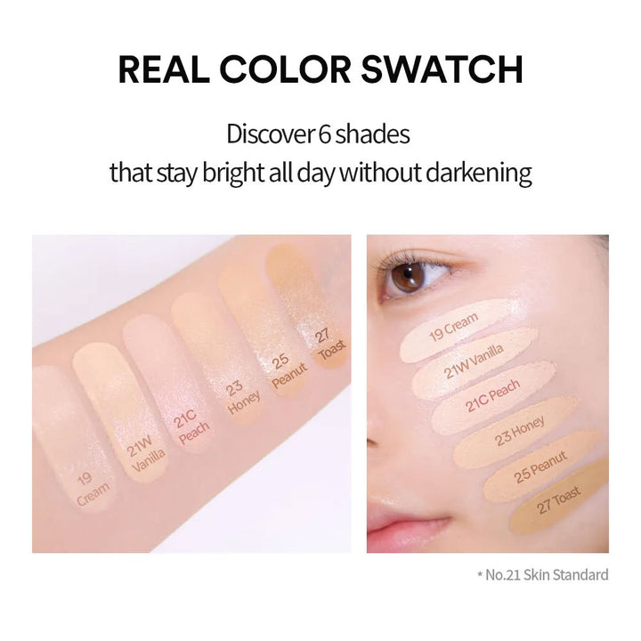 TOCOBO Apple Dewy Fit Cushion - Peaches&Creme Shop Korean Skincare Malta