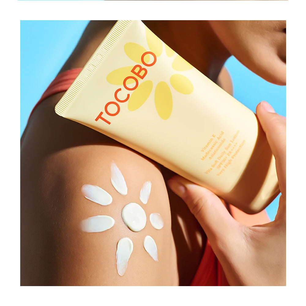 TOCOBO  Vita Soft Daily Sun Lotion - Peaches&Creme Shop Korean Skincare Malta
