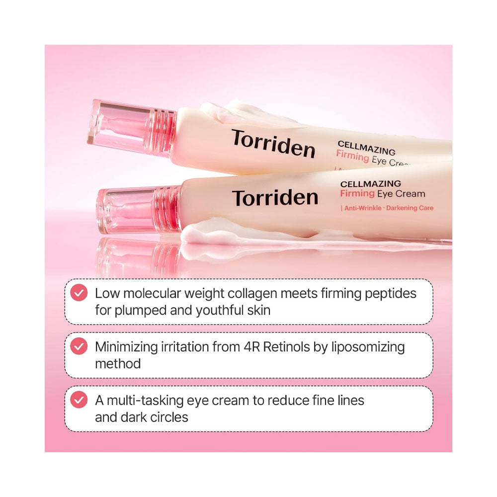 TORRIDEN Cellmazing Firming Eye Cream - Peaches&Creme Shop Korean Skincare Malta