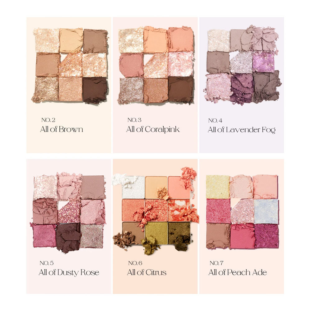 UNLEASHIA Glitterpedia Eye Palette - Peaches&Creme Shop Korean Skincare Malta