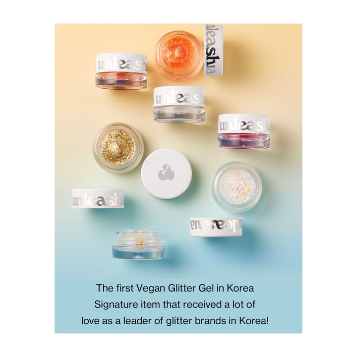 UNLEASHIA Get Loose Glitter Gel - Peaches&Creme Shop Korean Skincare Malta