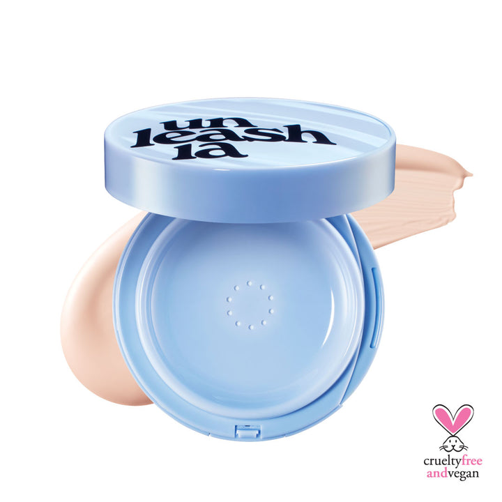 UNLEASHIA Babe Skin Baby Blue Cushion - Peaches&Creme Korean Skincare