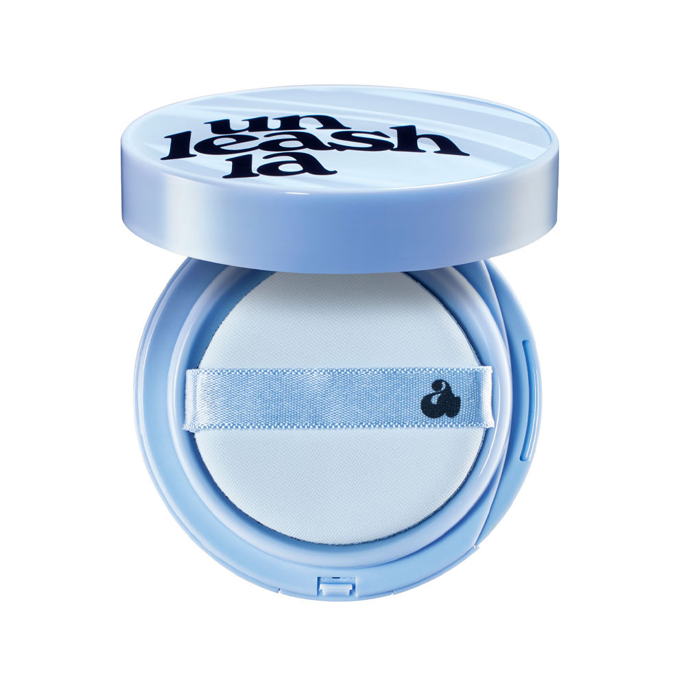 UNLEASHIA Babe Skin Baby Blue Cushion - Peaches&Creme Shop Korean Skincare Malta