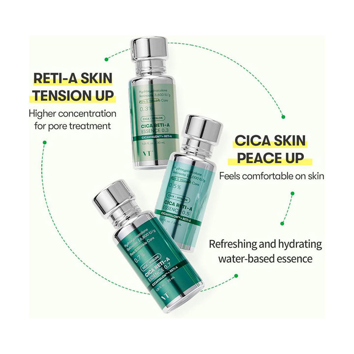 VT Cica Reti-A Essence 0.7 - Peaches&Creme Shop Korean Skincare Malta
