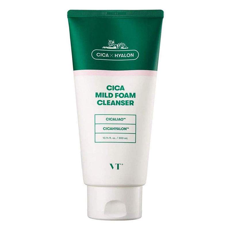 VT Cosmetics Cica Mild Foam Cleanser - Peaches&Creme Shop Korean Skincare Malta
