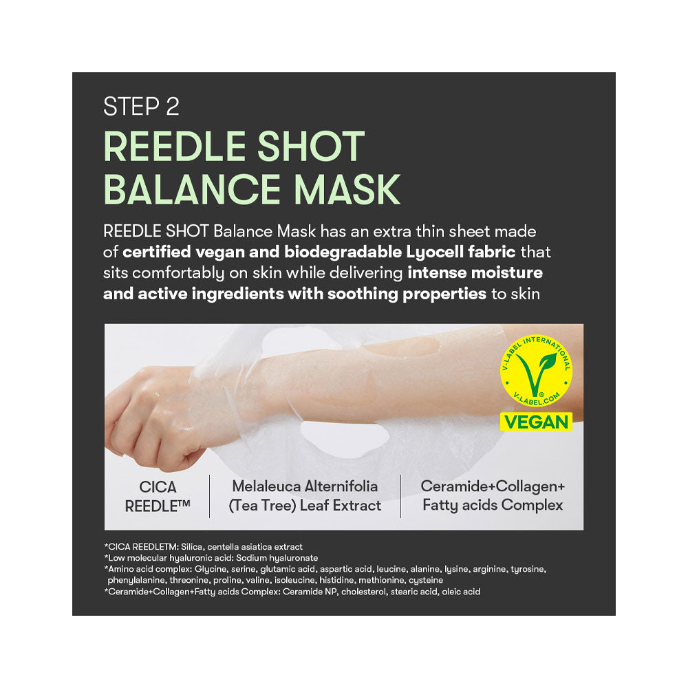 VT Reedle Shot 100 2 Step Mask - Peaches&Creme Shop Korean Skincare Malta