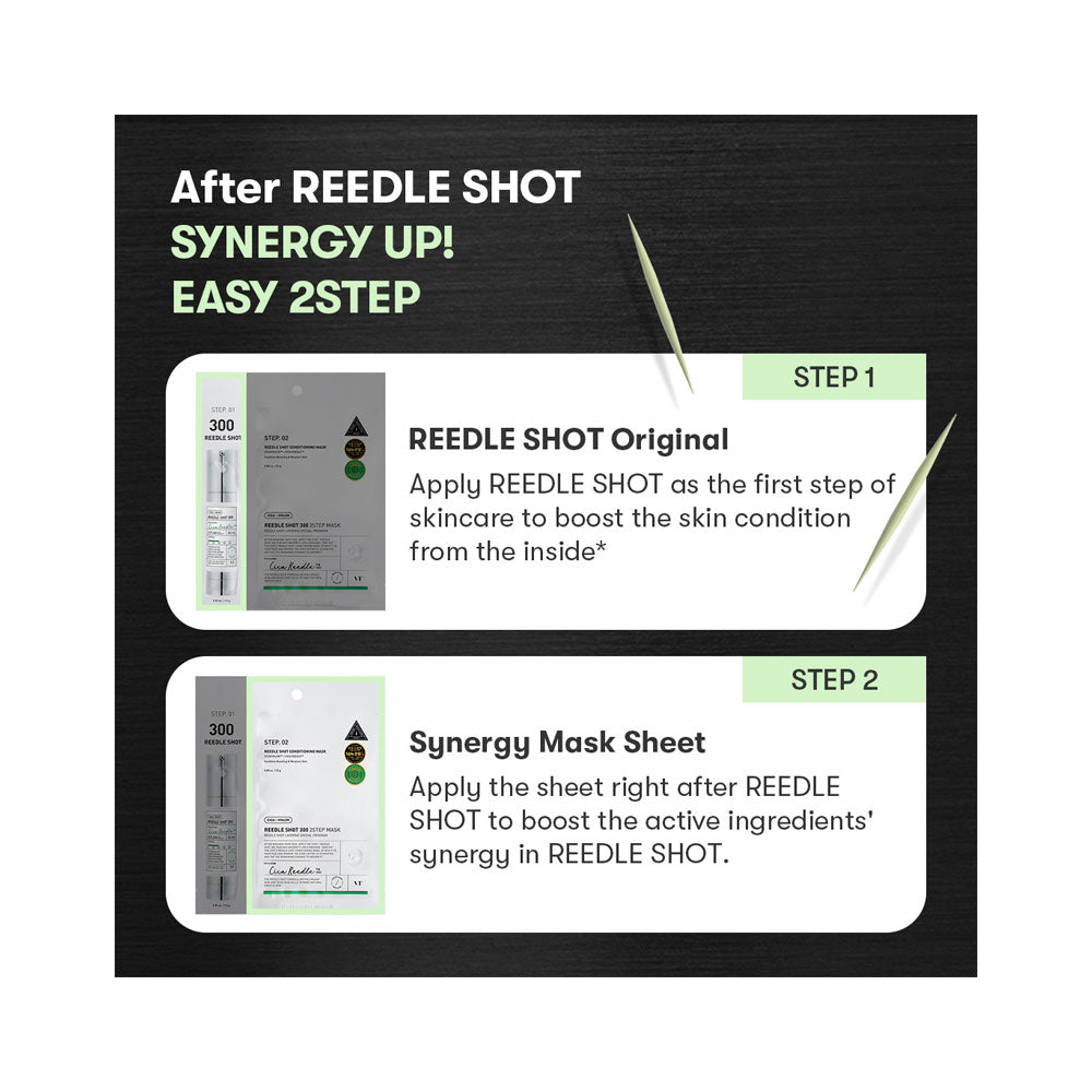 VT Reedle Shot 300 2-Step Mask - Peaches&Creme Shop Korean Skincare Malta