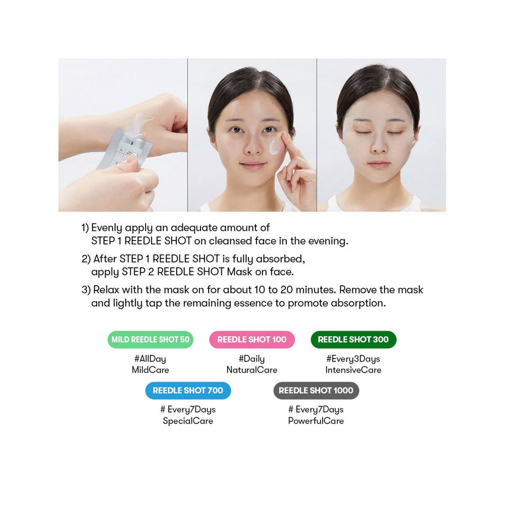 VT Reedle Shot 100 2 Step Mask - Peaches&Creme Shop Korean Skincare Malta