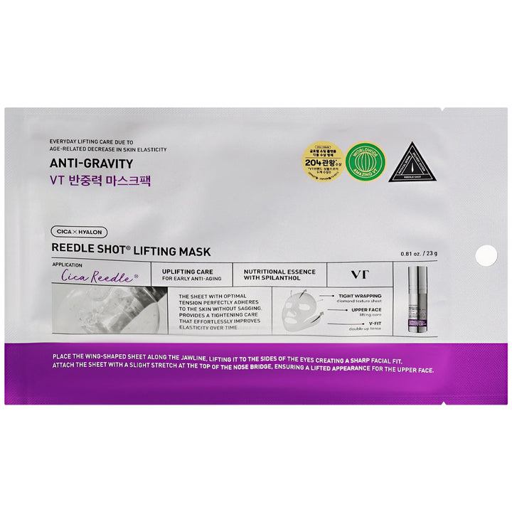 VT Reedle Shot Lifting Mask - Peaches&Creme Shop Korean Skincare Malta