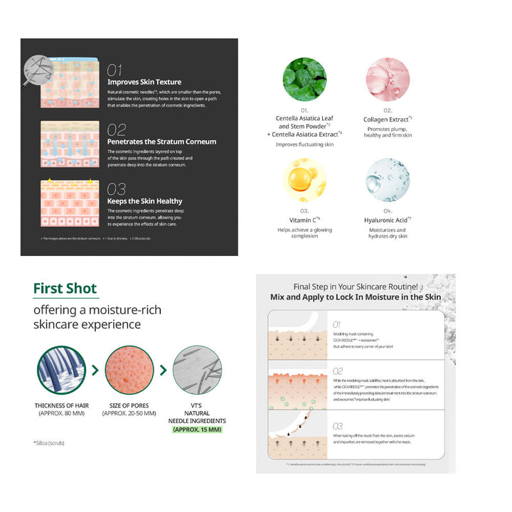 VT COSMETICS Reedle Shot EX Modeling Pack - Peaches&Creme Shop  Korean Skincare Malta