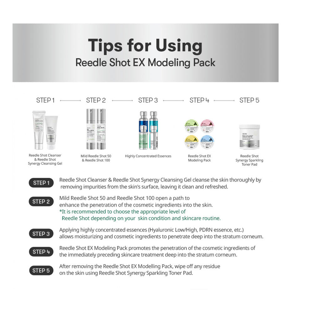 VT COSMETICS Reedle Shot EX Modeling Pack - Peaches&Creme Shop  Korean Skincare Malta
