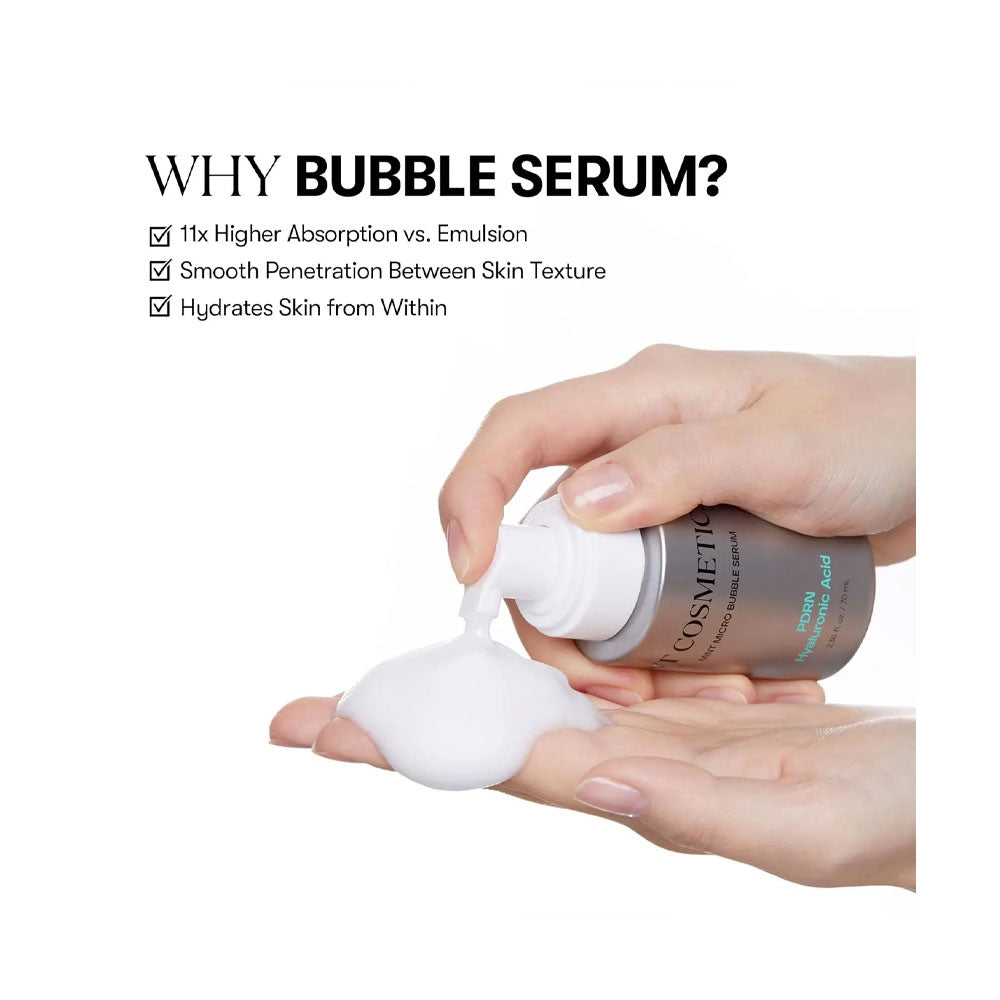 VT COSMETICS PDRN Hyaluronic Acid Micro Bubble Serum - Peaches&Creme Shop Korean Skincare Malta