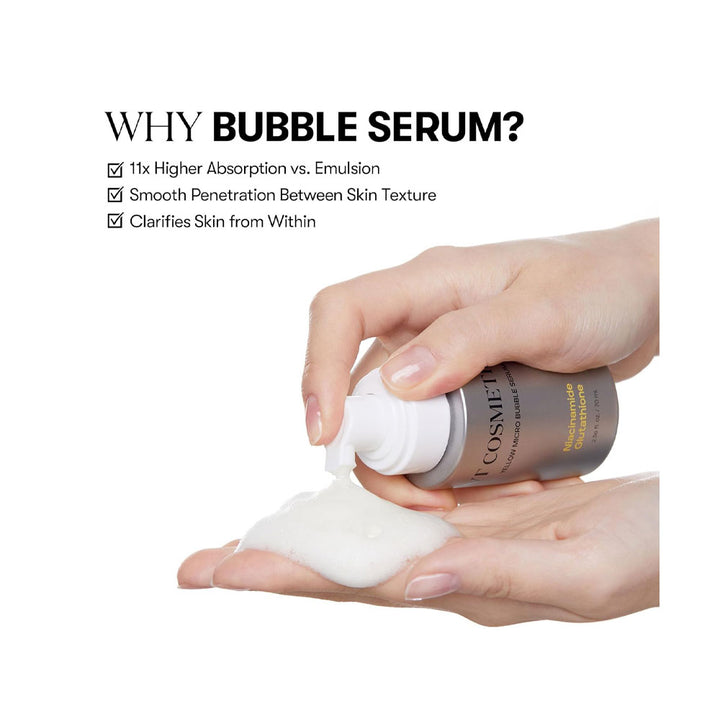 VT Niacinamide Glutathione Yellow Micro Bubble Serum - Peaches&Creme Shop Korean Skincare Malta