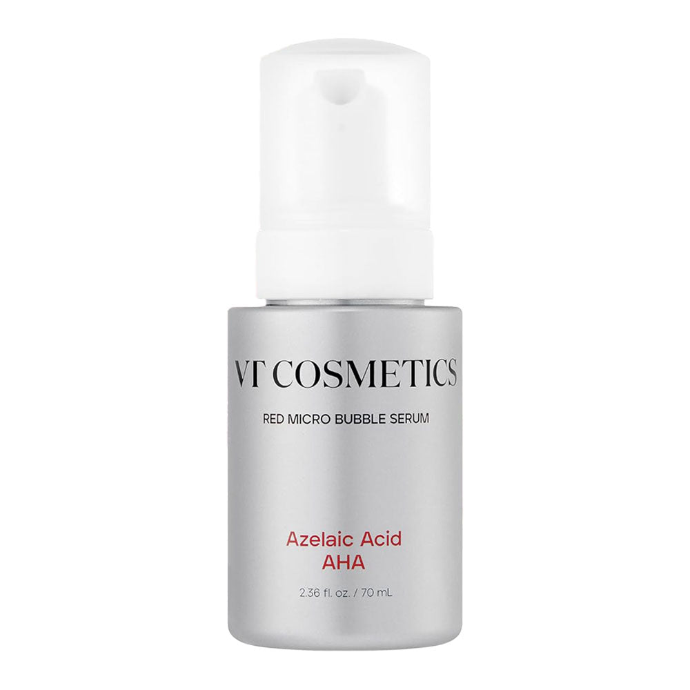 VT COSMETICS AZ AHA Red Micro Bubble Serum - Peaches&Creme Shop Korean Skincare Malta