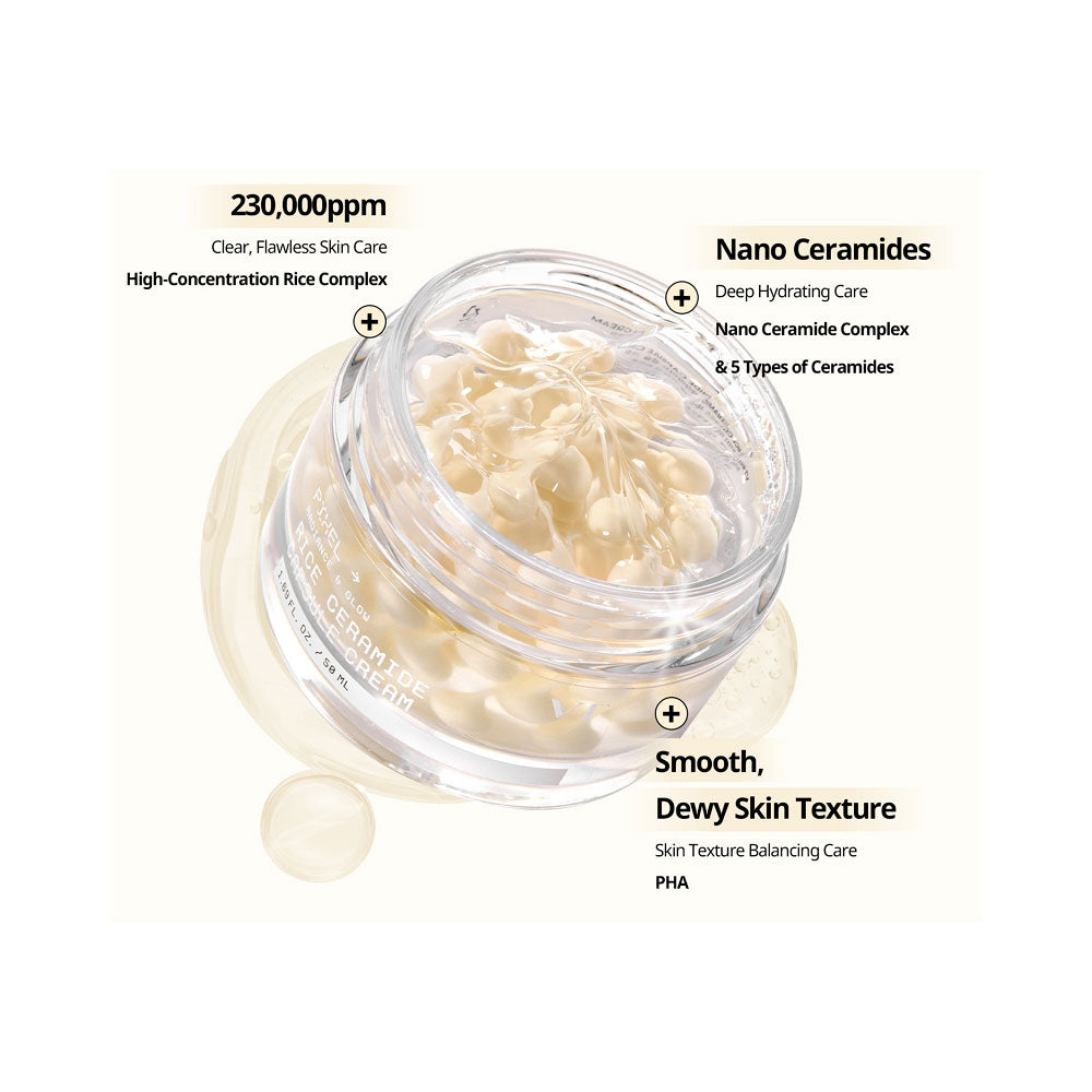 VT COSMETICS Rice Ceramide Capsule Cream - Peaches&Creme Shop Korean Skincare Malta