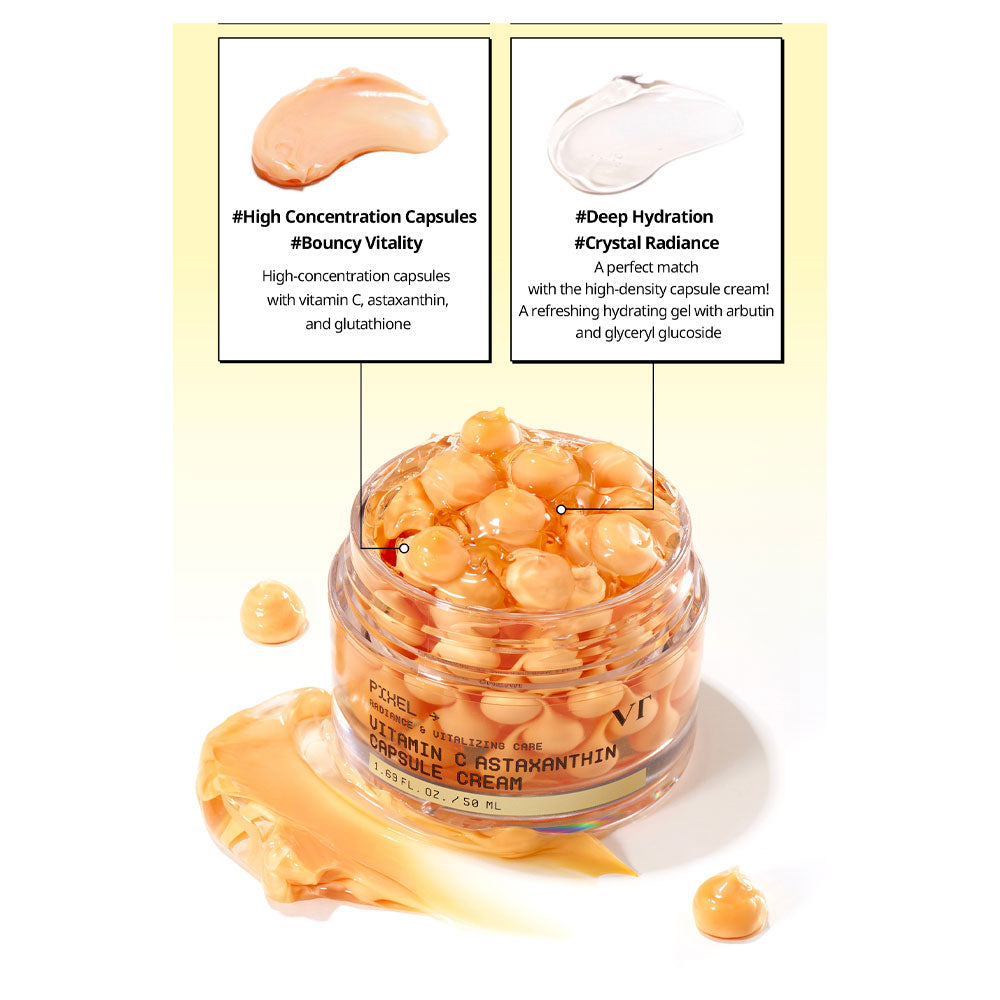 VT COSMETICS Vitamin C Astaxanthin Capsule Cream - Peaches&Creme Shop Korean Skincare Malta