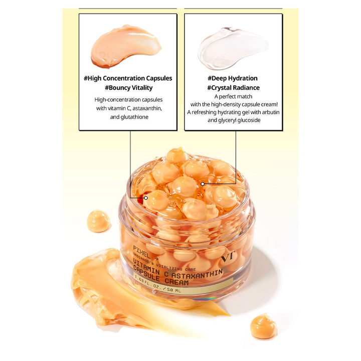 VT COSMETICS Vitamin C Astaxanthin Capsule Cream - Peaches&Creme Shop Korean Skincare Malta