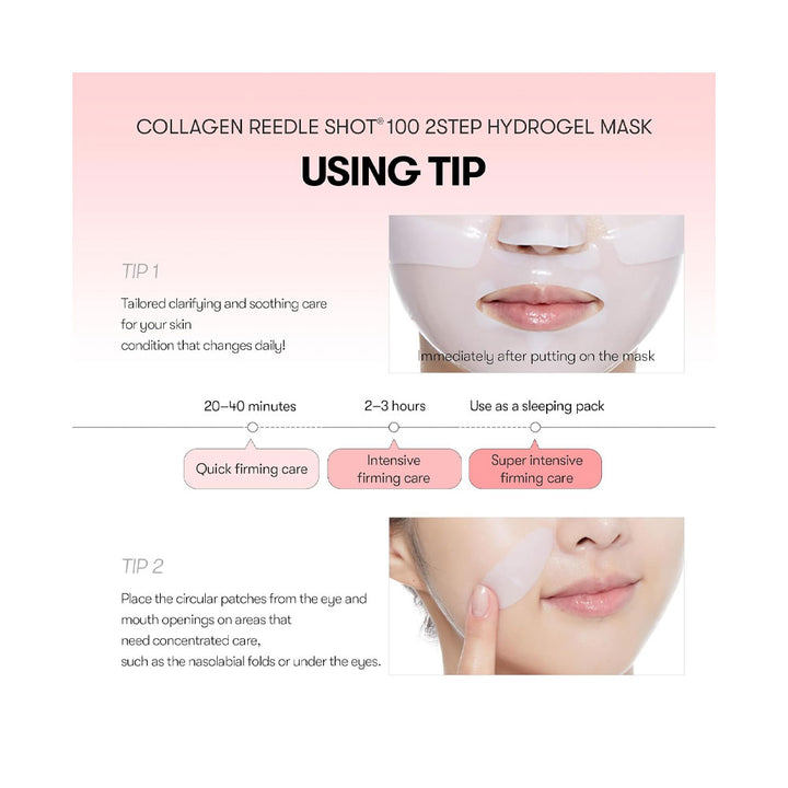 VT Collagen Reedle Shot 100 2Step Mask - Peaches&Creme Shop Korean Skincare Malta