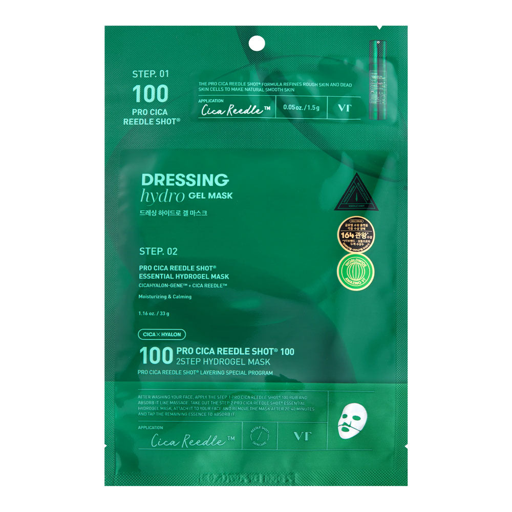 VT Pro Cica Reedle Shot 100 2Step Hydrogel Mask - Peaches&Creme Shop Korean Skincare Malta