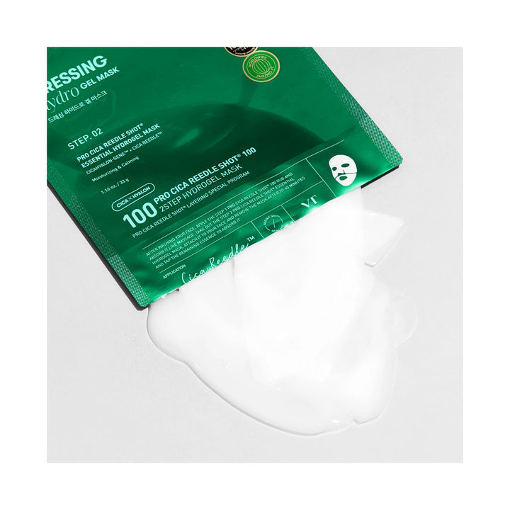 VT Pro Cica Reedle Shot 100 2Step Hydrogel Mask - Peaches&Creme Shop Korean Skincare Malta