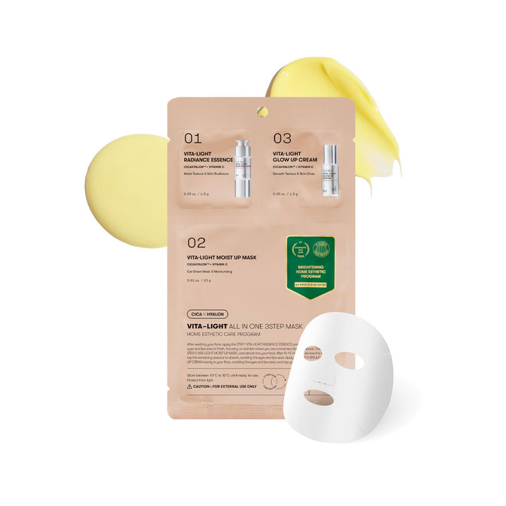 VT Vita-Light All In One 3step Mask - Peaches&Creme Shop Korean Skincare Malta