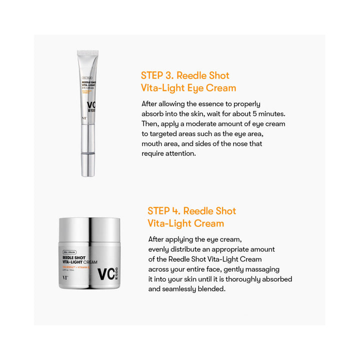 VT Reedle Shot Vita-Light Cream - Peaches&Creme Shop Korean Skincare Malta