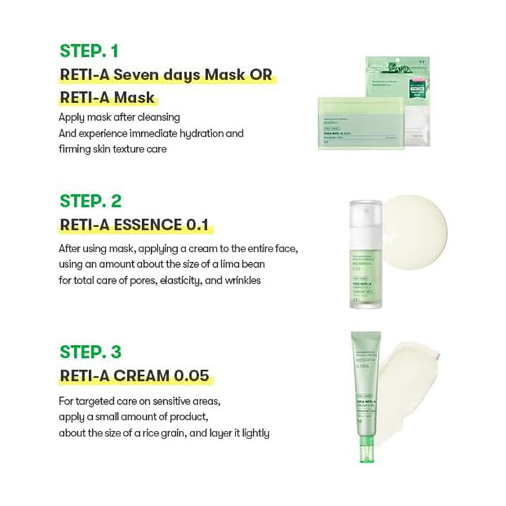 VT Cica Reti-A Mask - Peaches&Creme Shop Korean Skincare Malta