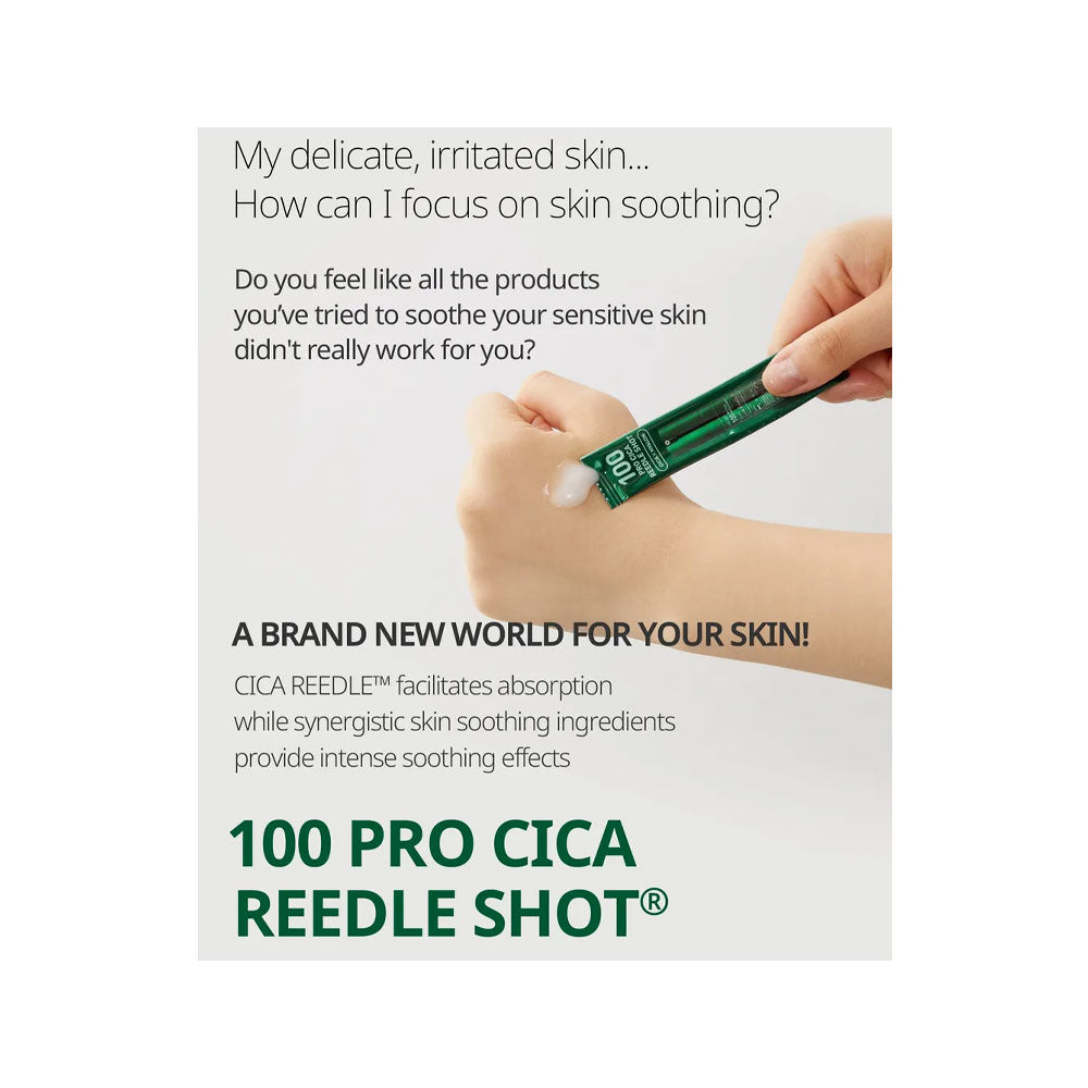 VT Pro Cica Reedle Shot 100 - Peaches&Creme Shop Korean Skincare Malta