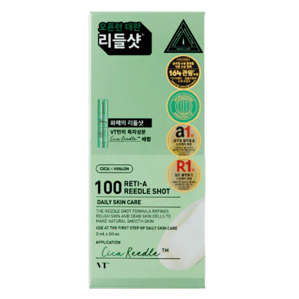 VT Reti-A Reedle Shot 100 - Peaches&Creme Shop Korean Skincare Malta