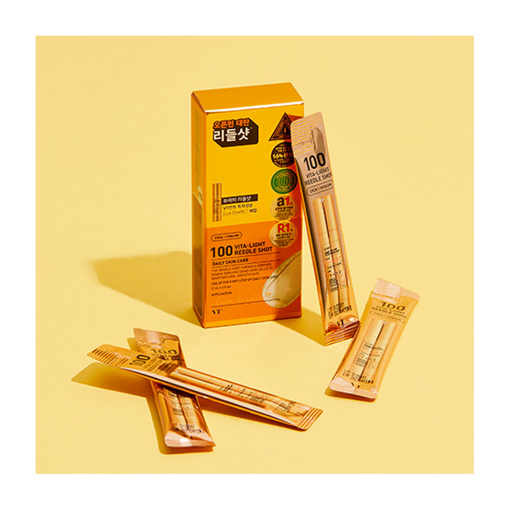 VT Vita-Light Reedle Shot 100 - Peaches&Creme Shop Korean Skincare Malta