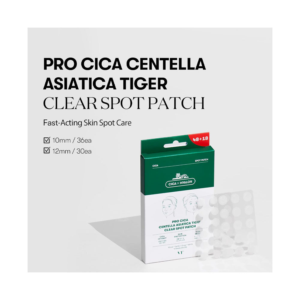 VT Pro Cica Centella Asiatica Tiger Clear Spot Patch - Peaches&Creme Shop Korean Skincare Malta